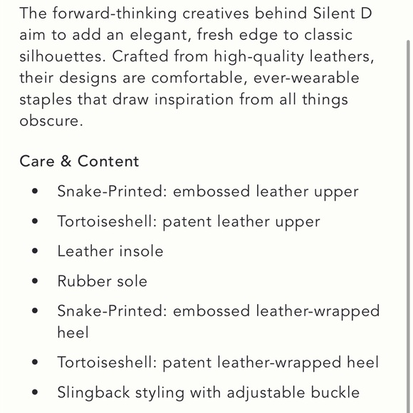 NIB SILENT D SLINGBACK SANDALS SIZE 41 (10) - Picture 7 of 7